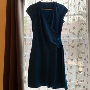 Athleta Faux Wrap Midi Dress - Sz M